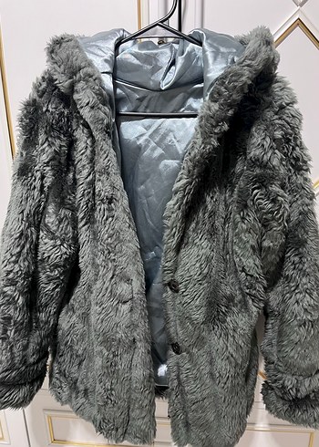 Gri Kürk Mont - Görsel 3