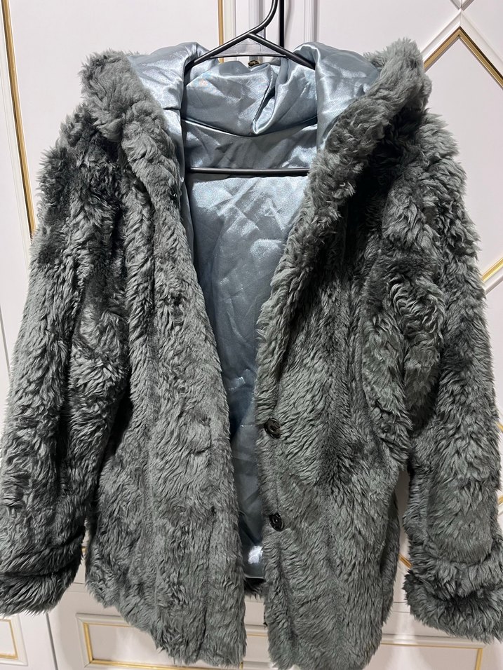 Gri Kürk Mont - Görsel 3