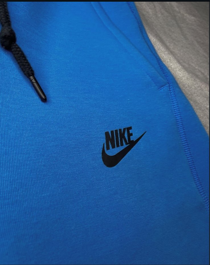 İKİLİ ORJİNAL Nike mavi spor eşofman altı - Görsel 3