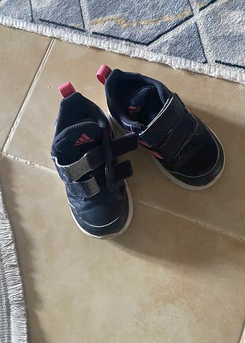 Kız Çocuk Siyah Cırt Cırtlı Spor Ayakkabı - Görsel 2