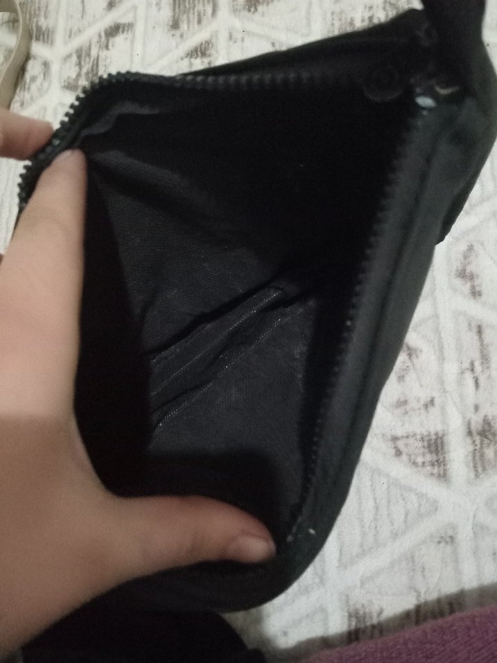 Siyah Fermuarlı Parisian Gotik Kadın Çanta - Görsel 3