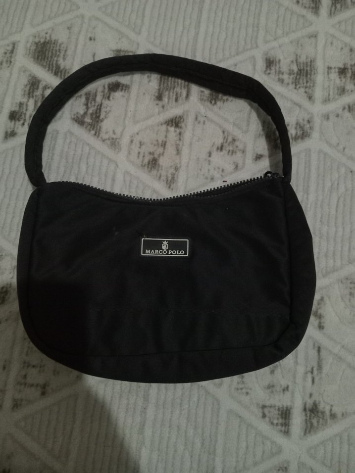 Siyah Fermuarlı Parisian Gotik Kadın Çanta - Görsel 2