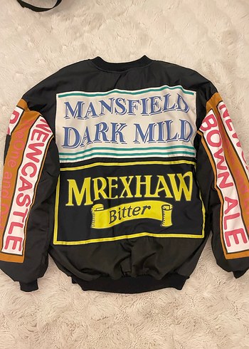 Diğer Siyah Fermuarlı Kadın Street Wear Ceket oversize
