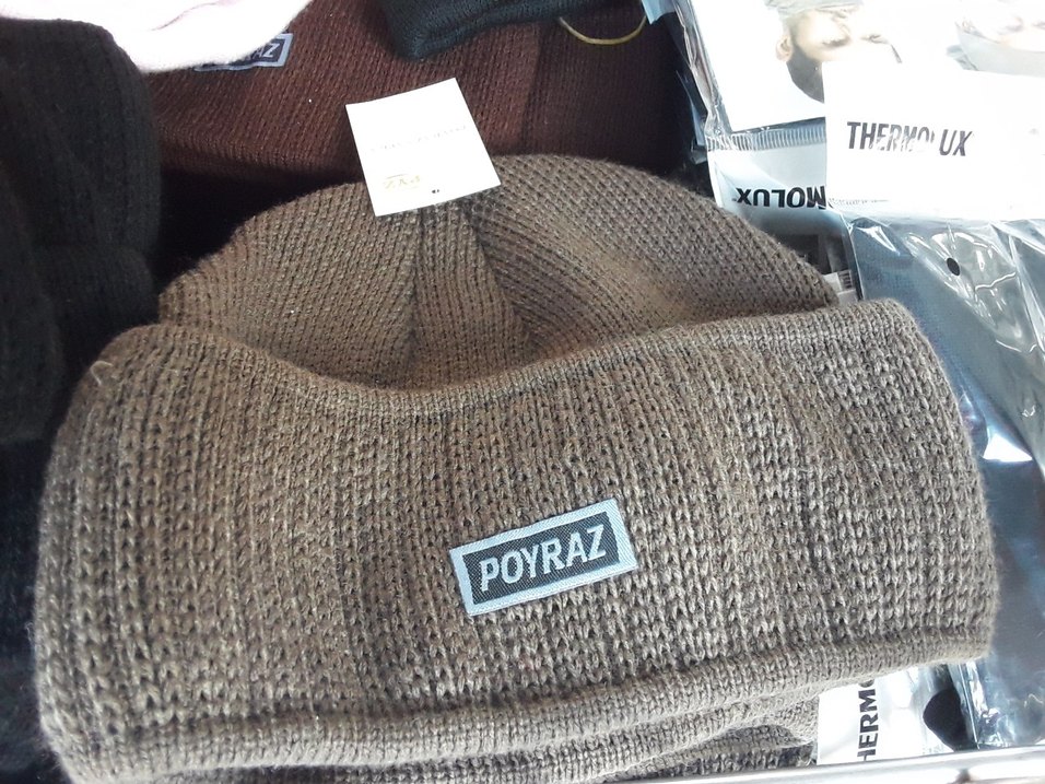 Kahverengi Örgü Kadın Bere POYRAZ - Görsel 4