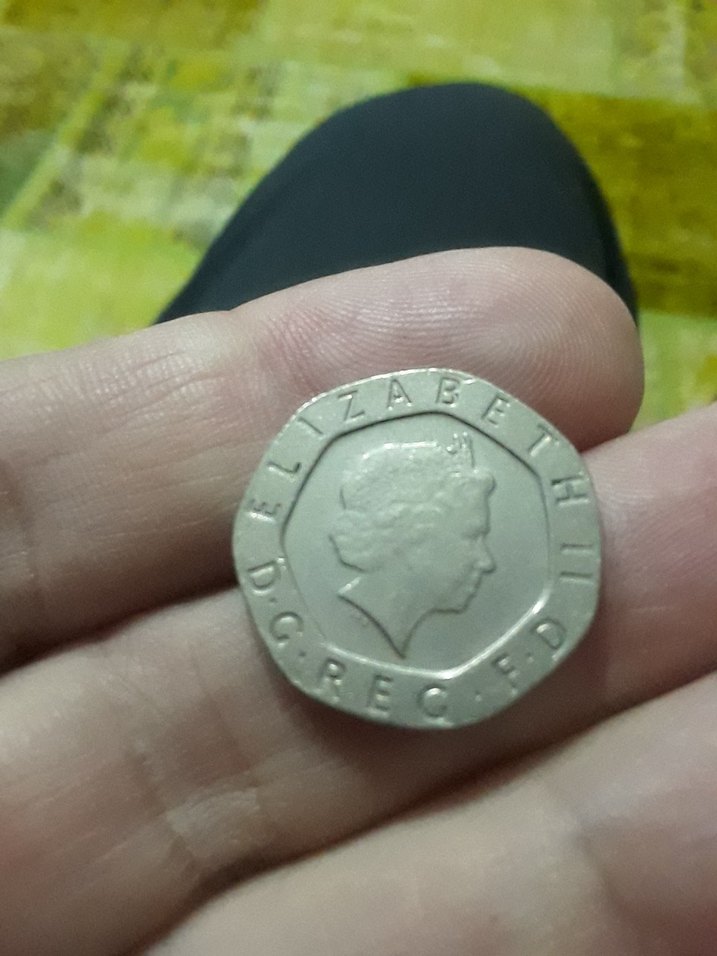 2001 Gri Yirmi Pence Madeni Para - Görsel 2