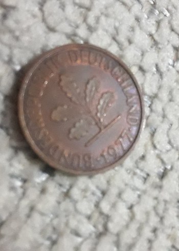Vintage Erkek Rozeti - 2 Pfennig - Görsel 2