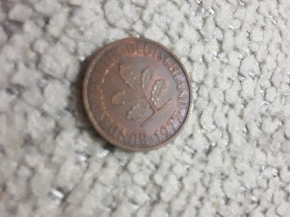 Vintage Erkek Rozeti - 2 Pfennig - Görsel 2