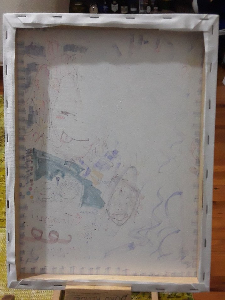 Pembe Pastel Renkli Karakter Çizimi 30×40 - Görsel 2