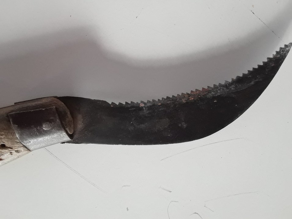 Koyu Bej Ahşap Saplı Katlanır Bıçak - Görsel 5