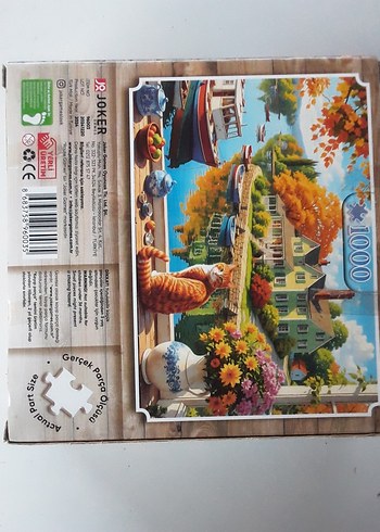 Kedi Temalı 1000 Parça Puzzle - Görsel 3