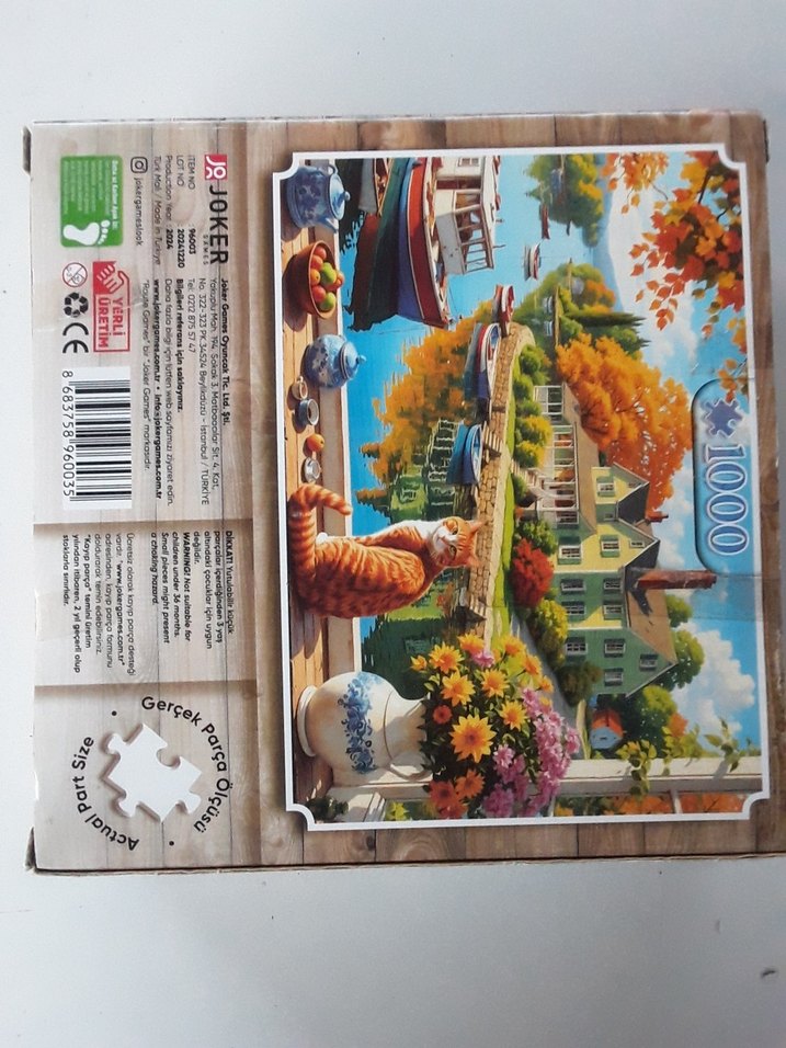 Kedi Temalı 1000 Parça Puzzle - Görsel 3