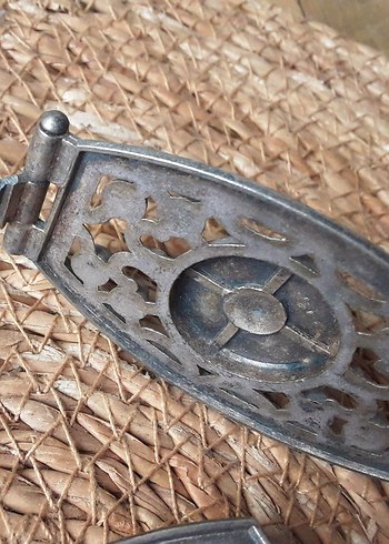 Koyu Kahverengi Bohem Metal Örgü Tokalı Kadın Kemer france. - Görsel 9