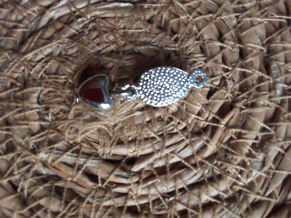 Mavi Parlak Boncuklu Kadın Kolye Ucu - Görsel 2