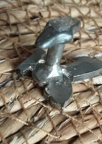 Gri Vintage Erkek Rozeti - Görsel 4