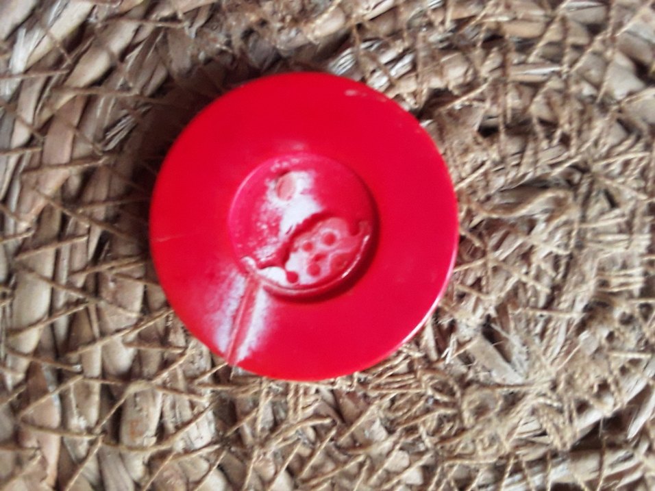 Kırmızı Yin Yang Desenli Erkek Rozet - Görsel 2