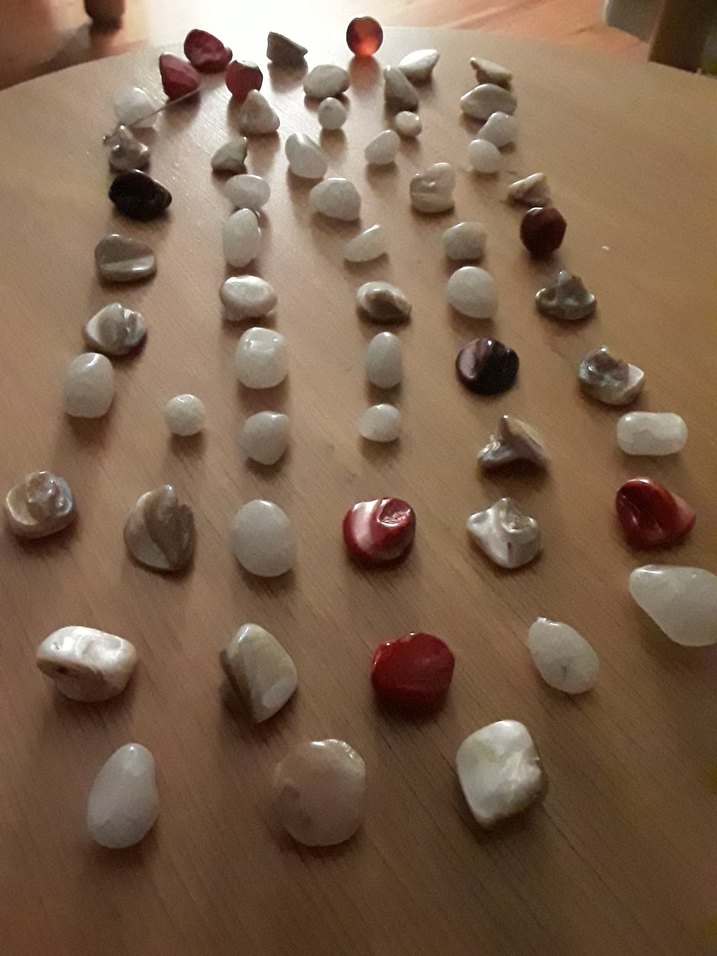 Çok Renkli Doğal Taşlar Takı Amaçlı 60 adet - Görsel 5