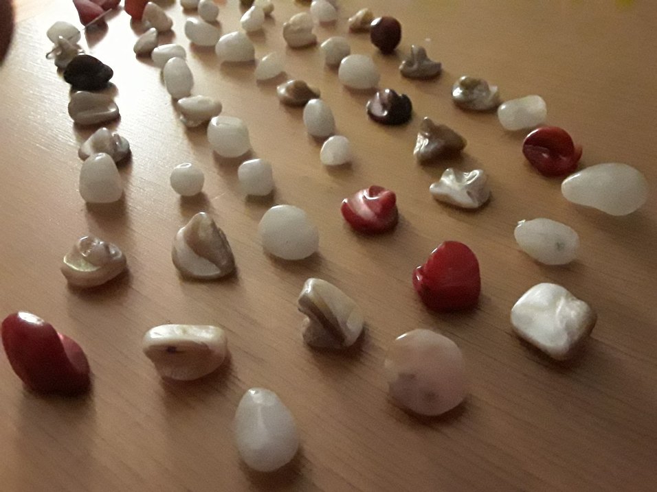 Çok Renkli Doğal Taşlar Takı Amaçlı 60 adet - Görsel 2