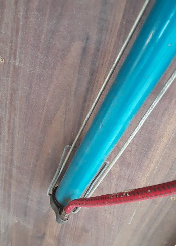 Ahşap Saplı Mavi El Pompası - Görsel 3