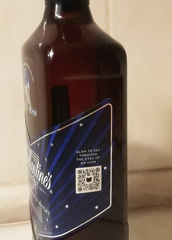 Ballantine's Finest Mavi Vintage Viski Şişesi Özel koleksiyon - Görsel 2