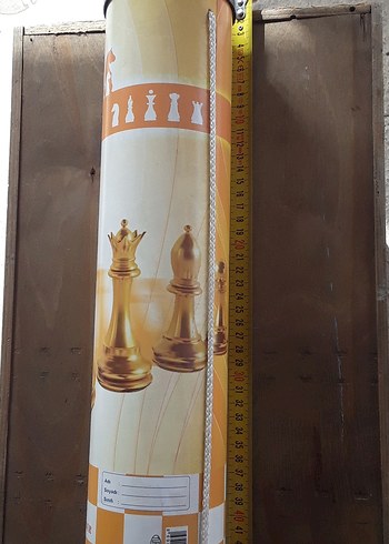 Altın Renkli Satranç Tahtası Seti