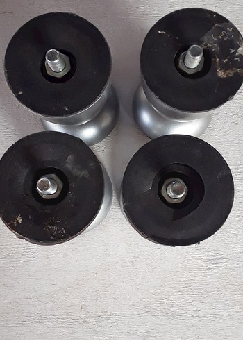 Gri Metal Ayaklı Dekoratif Ev Parçaları 10cm - Görsel 2