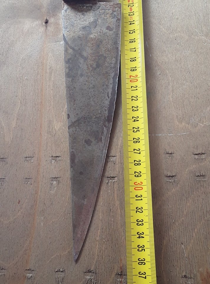 El Yapımı  Kahverengi Ahşap Saplı Bıçak - Görsel 2