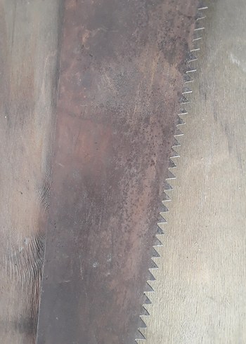 Koyu Kahverengi Ahşa60 cm Testere - Görsel 3