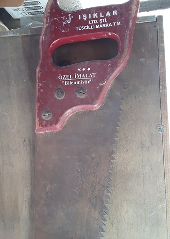 Koyu Kahverengi Ahşa60 cm Testere - Görsel 2