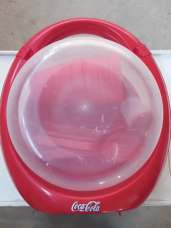 Parlak Kırmızı Coca-Cola Yemek piknik seti - Görsel 3