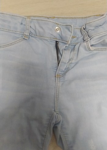 Kızlar için Mavi Denim Şort - Görsel 2