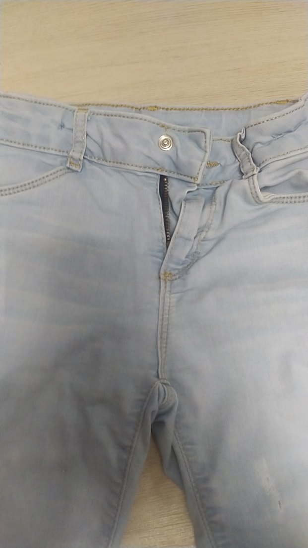 Kızlar için Mavi Denim Şort - Görsel 2