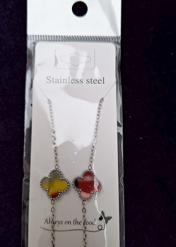 Çiçek Desenli Çok Renkli Kadın El Zinciri - Görsel 3