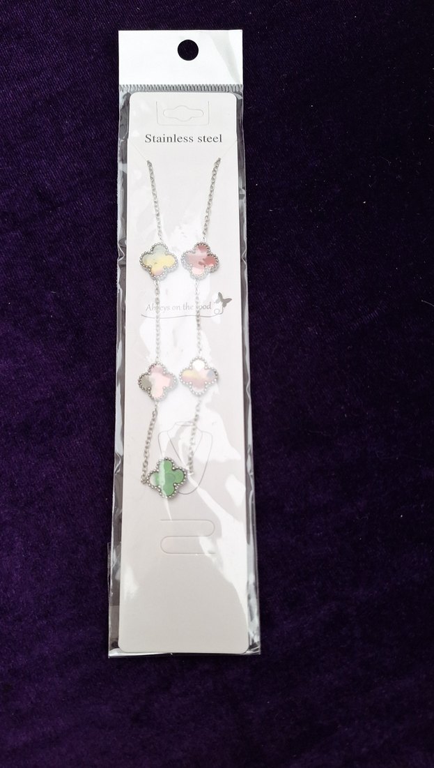 Çiçek Desenli Çok Renkli Kadın El Zinciri - Görsel 2