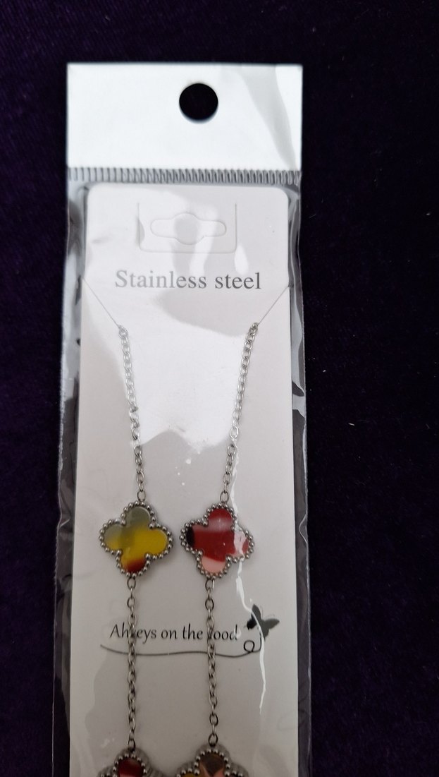 Çiçek Desenli Çok Renkli Kadın El Zinciri - Görsel 3