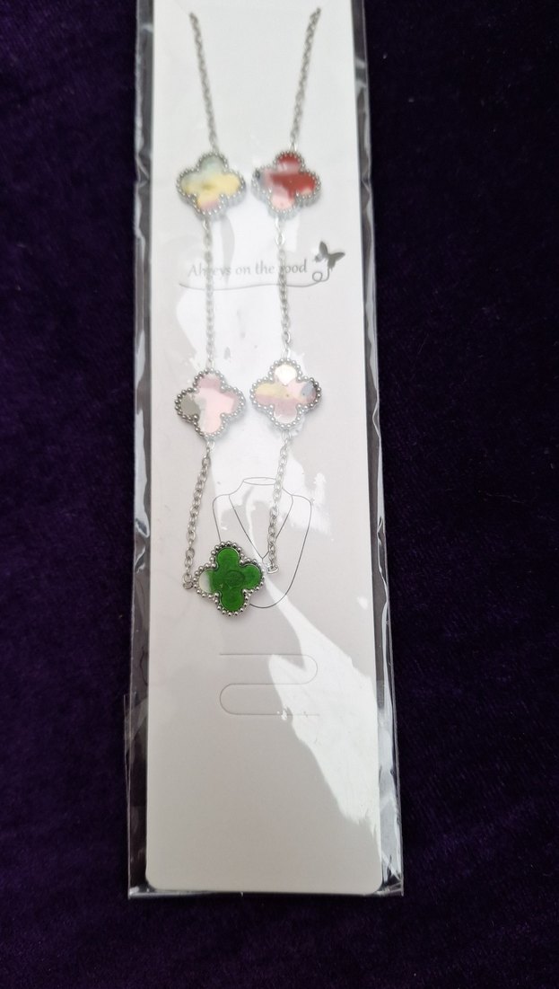 Çiçek Desenli Çok Renkli Kadın El Zinciri - Görsel 4