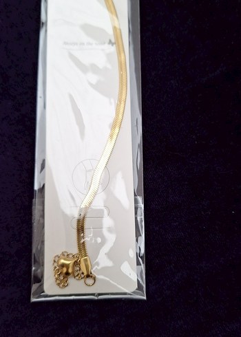 Kadın Parlak Altın Zincirli El Zinciri - Görsel 2