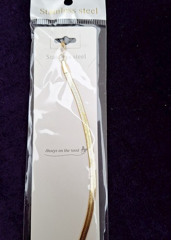 Kadın Parlak Altın Zincirli El Zinciri - Görsel 3