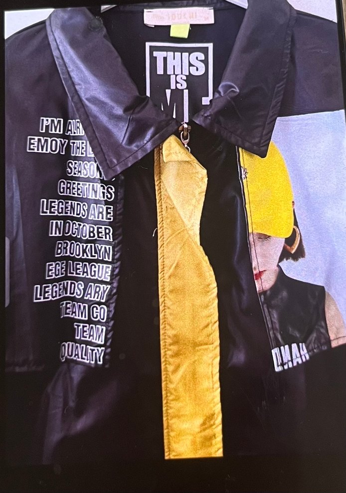 Sarı Baskılı kadın  Midi Boy Trençkot - Görsel 3