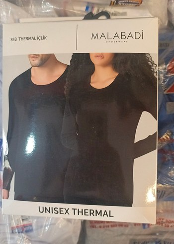 Malabadi Unisex Termal Siyah Kısa Üst