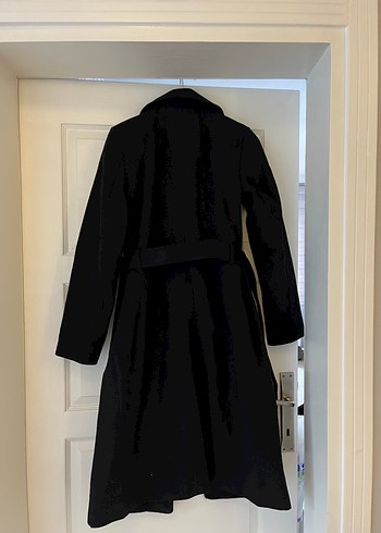 34 Beden H&M Kadın Siyah Uzun Kaban