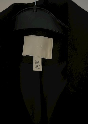 H&M H&M Kadın Siyah Uzun Kaban