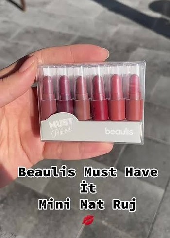 Beaulis Must Have It Mini Mat Ruj Kiti 227 Favourites