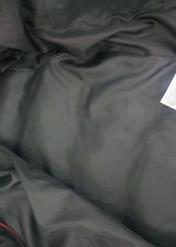 Bordo Fermuarlı Erkek Midi Mont - Görsel 4