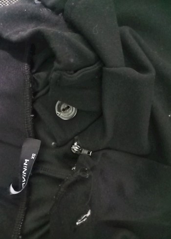 Düğmeli Siyah Kadın Kumaş Pantolon - Görsel 2