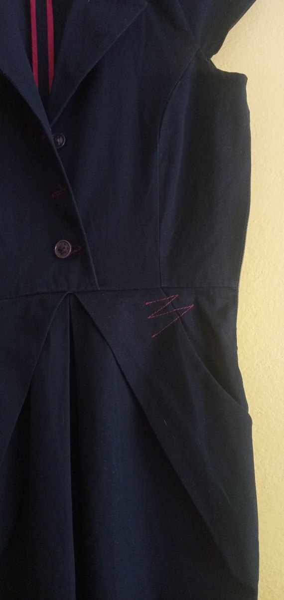 Kolsuz siyah çok şık elbise - Görsel 2