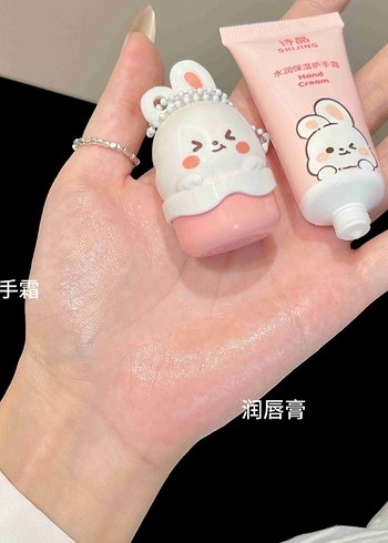 Tavşanlı lip balm ve el kremi - Görsel 2