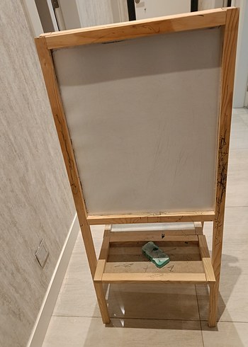Ikea Yıldırım's Home Çift Taraflı Ahşap Çocuk Yazı Tahtası