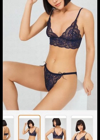 askılı transparan göğüs detaylı gecelik mini - Görsel 4