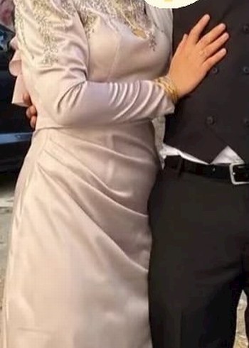 tesettür abiye bej şal dahil - Görsel 2