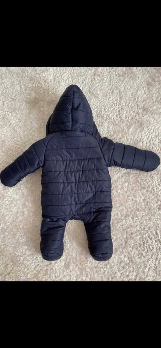 Kahverengi Kürklü Bebek Kayak Tulumu - Görsel 4